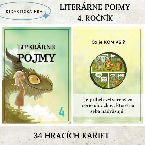Literárne pojmy 4. ročník