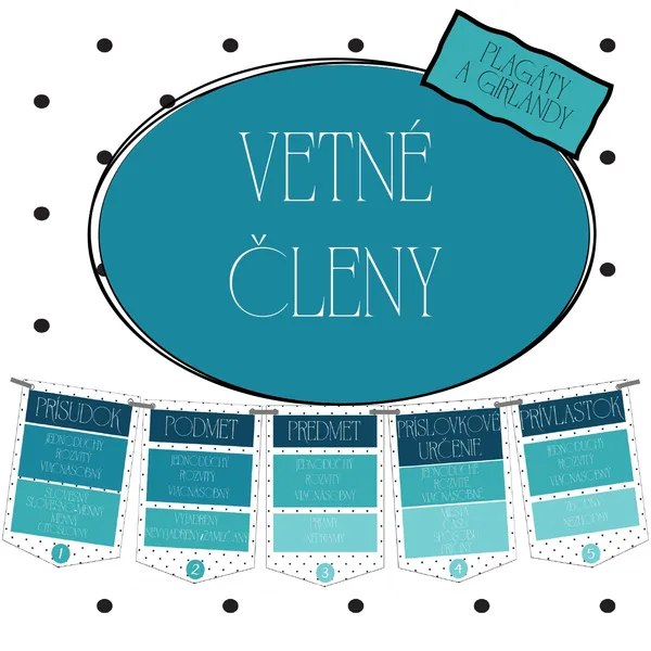 VETNÉ ČLENY- plagáty a girlandy