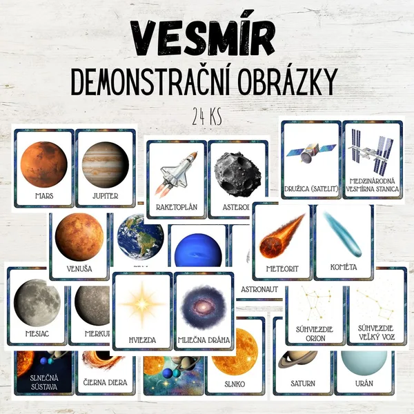 Demonštračné obrázky - vesmír