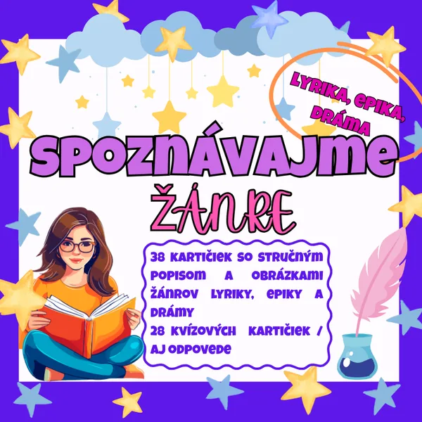 Spoznávajme žánre / literatúra, knižnica, nástenka, výzdoba, čítanie, kniha