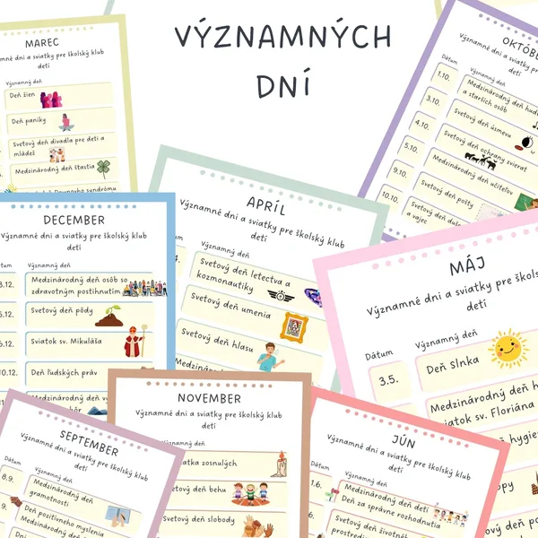 Kalendár významných dní
