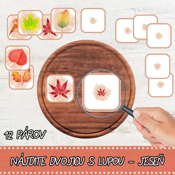 Nájdite dvojicu s lupou – Jeseň