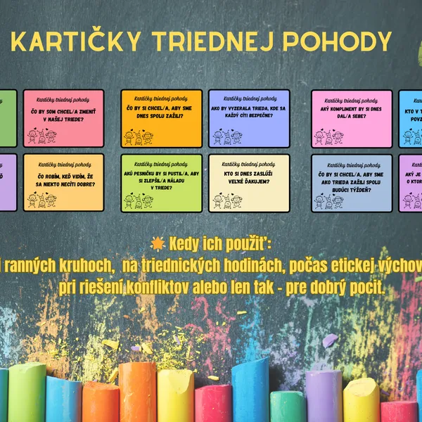 Kartičky triednej pohody 