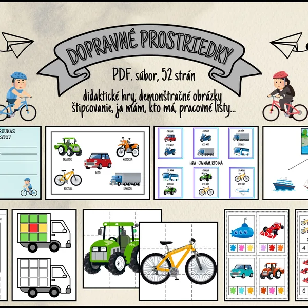 Dopravné prostriedky, vodičský preukaz pre cyklistov🚘