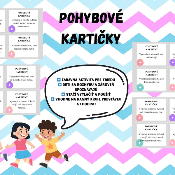 Pohybové kartičky 