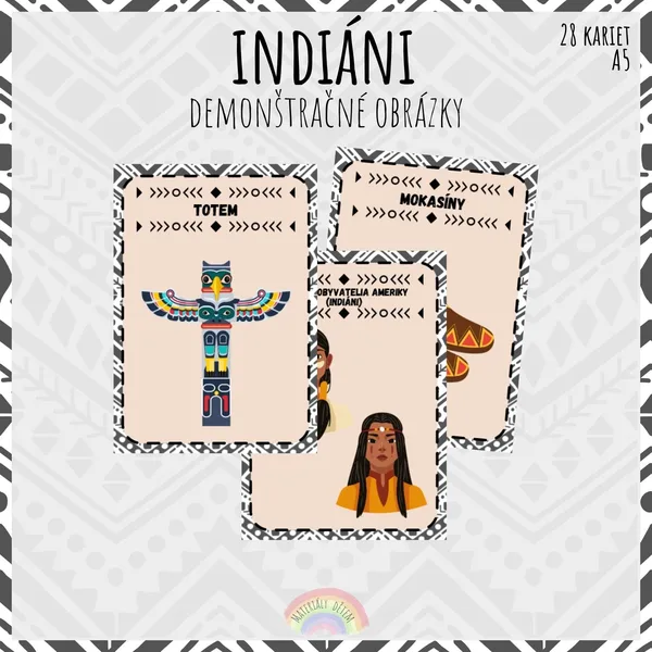 Indiáni, demonštračné obrázky