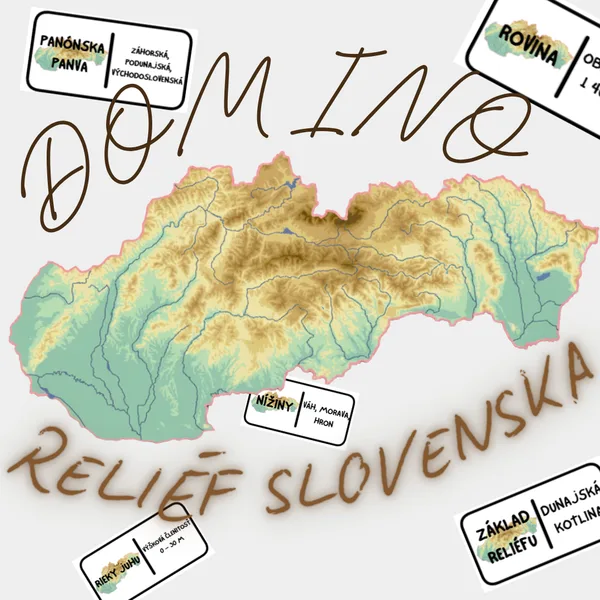 Domino - Reliéf Slovenska