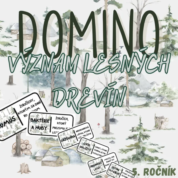 Domino - Význam lesných drevín