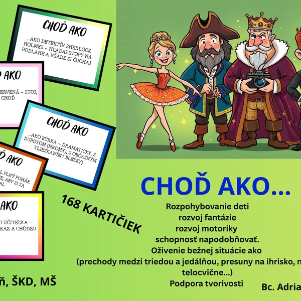 Aktivita- choď ako