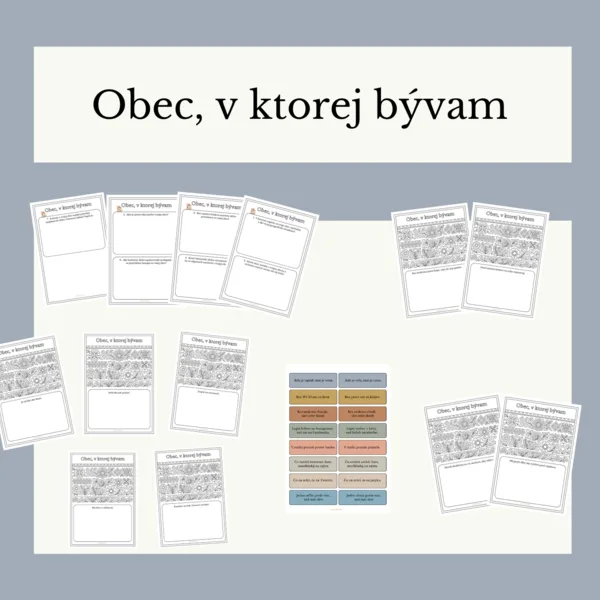 Obec, v ktorej bývam