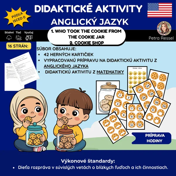 ANGLICKÝ JAZYK, MATEMATIKA - WHOO TOOK THE COOKIE FROM THE COOKIE JAR