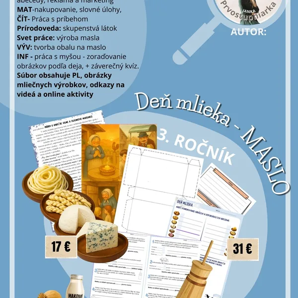 Deň mlieka - maslo