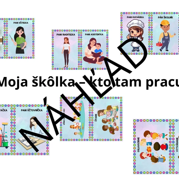 Moja škôlka – kto tam pracuje