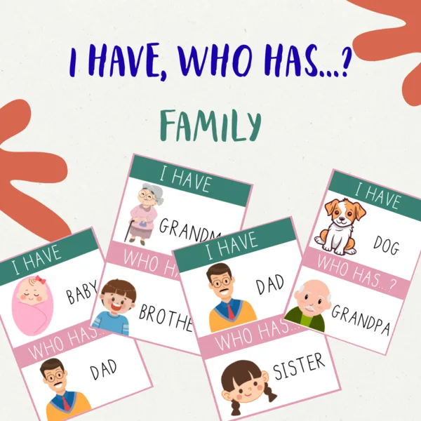 I have, who has.../Ja mám, kto má... Family members
