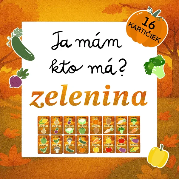 Ja mám - kto má ? Zelenina