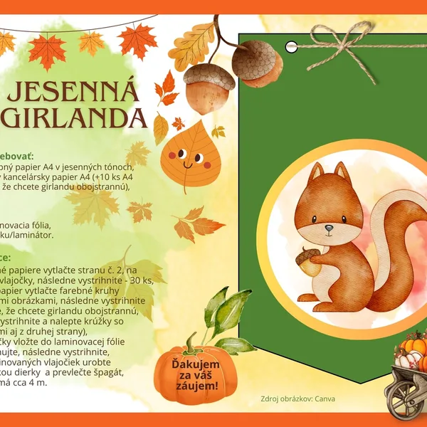Jesenná girlanda