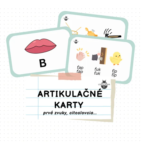 Zvuky a hlásky | Artikulačné kartičky | Logopedické cvičenia | Logopédia