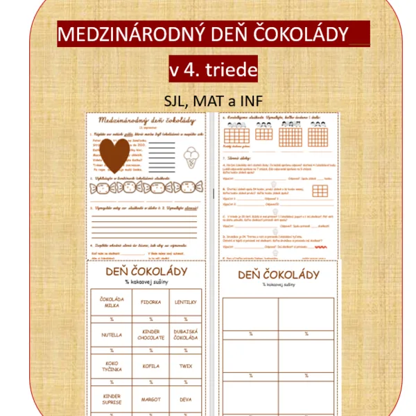 Medzinárodný deň ČOKOLÁDY v 4. triede