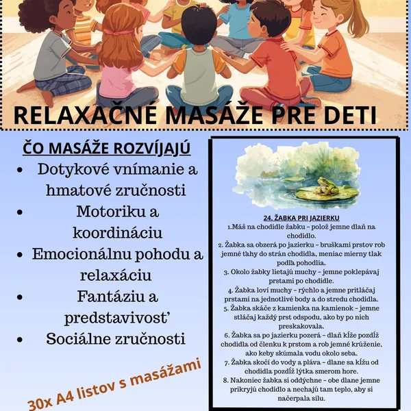 Detské masáže