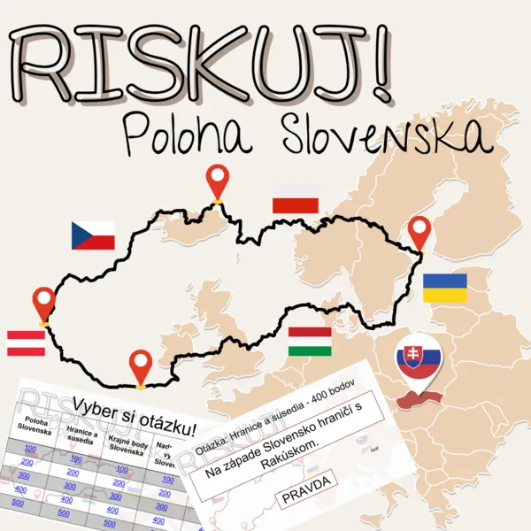 RISKUJ! - Poloha Slovenska