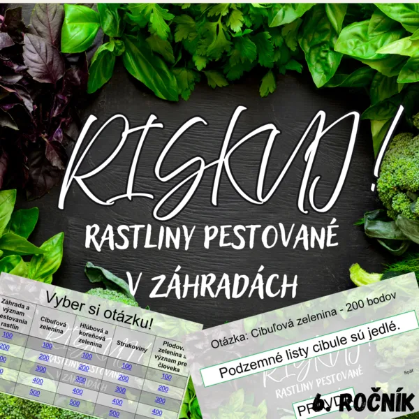 RISKUJ! - Rastliny pestované v záhradách