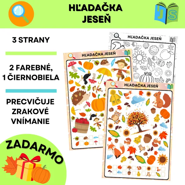 Hľadačka – jeseň ZADARMO/FREE