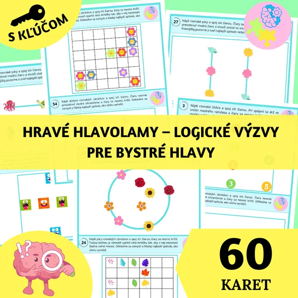 Hravé hlavolamy – Logické výzvy pre bystré hlavy