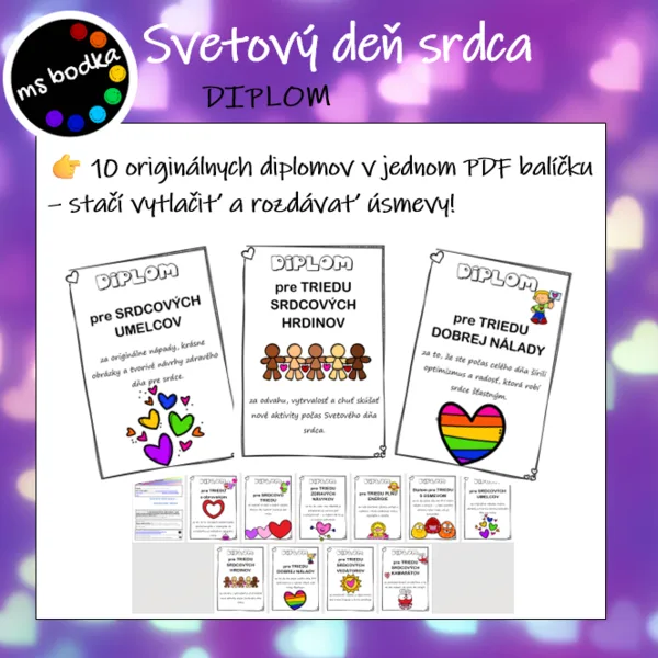 Svetový deň srdca DIPLOM