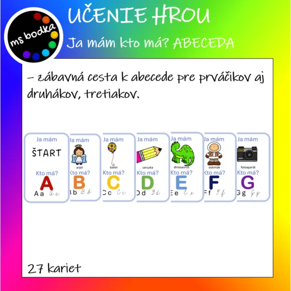 ABECEDA Ja mám, kto má?