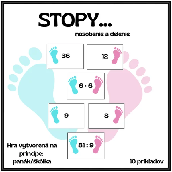 STOPY (násobenie/delenie)