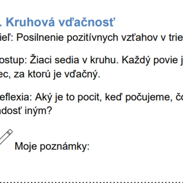 10-minútovky pohody