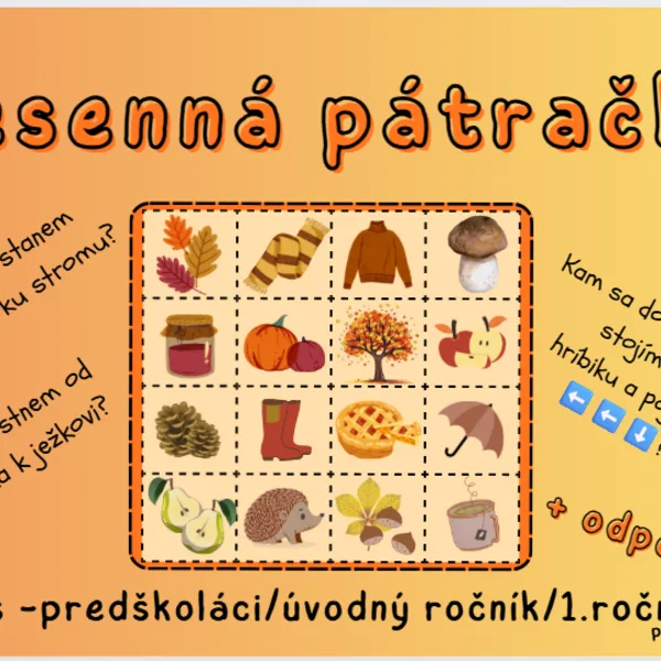 🍂Jesenná pátračka🍂