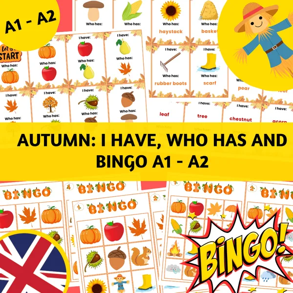 Autumn: I have, who has and BINGO A1 - A2