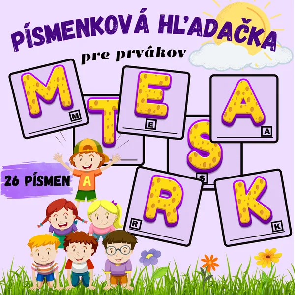 Písmenková hľadačka - písmená