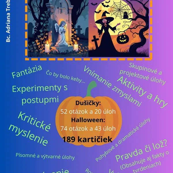 Komunikačné kartičky- Dušičky a Halloween