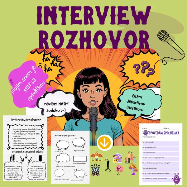 Interview/rozhovor / diskusia, beseda, ako viesť rozhovor, debata, otázky
