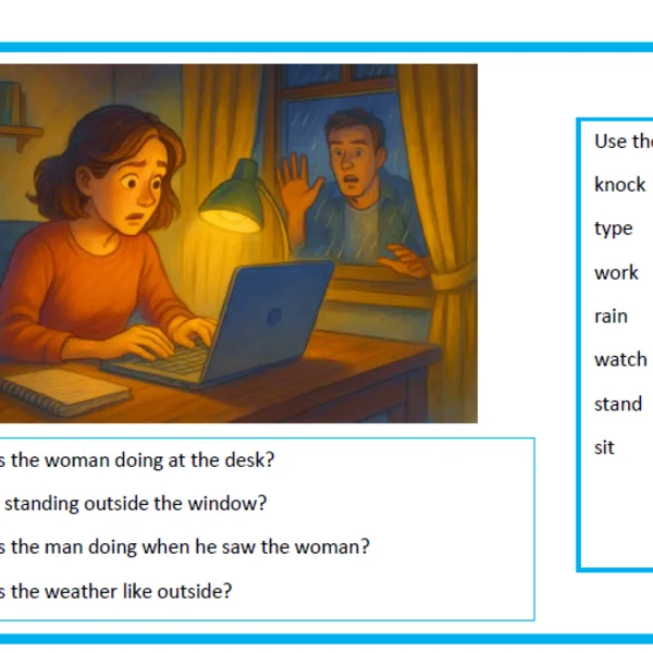 Stories from Pictures: Past Tenses in Action