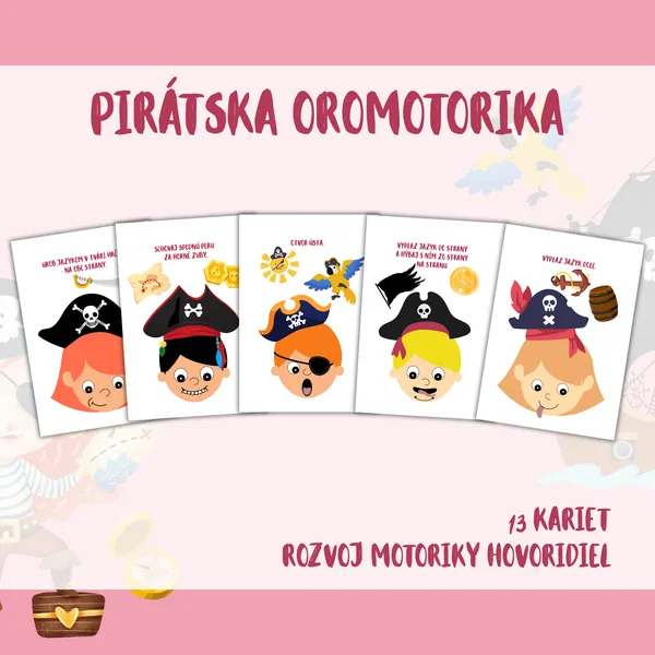 Pirátska oromotorika - brožúra