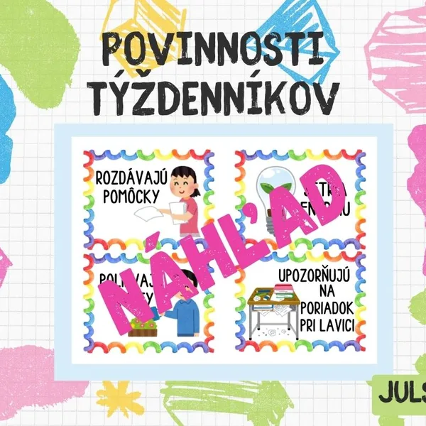 Povinnosti týždenníkov