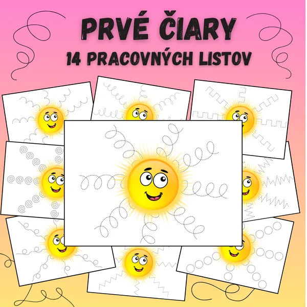 Pracovné listy - grafomotorika