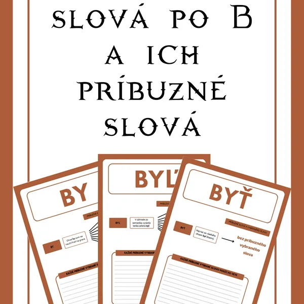 Vybrané slová po B