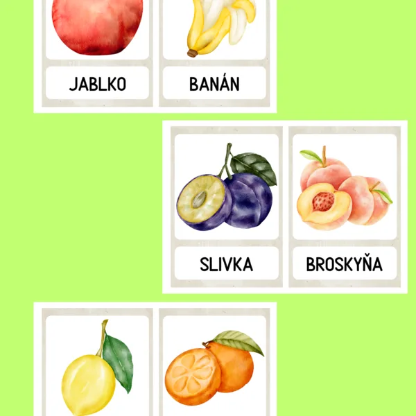 Spoznávanie ovocia