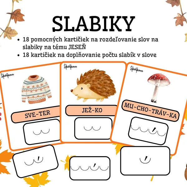 SLABIKOVANIE-JESEŇ