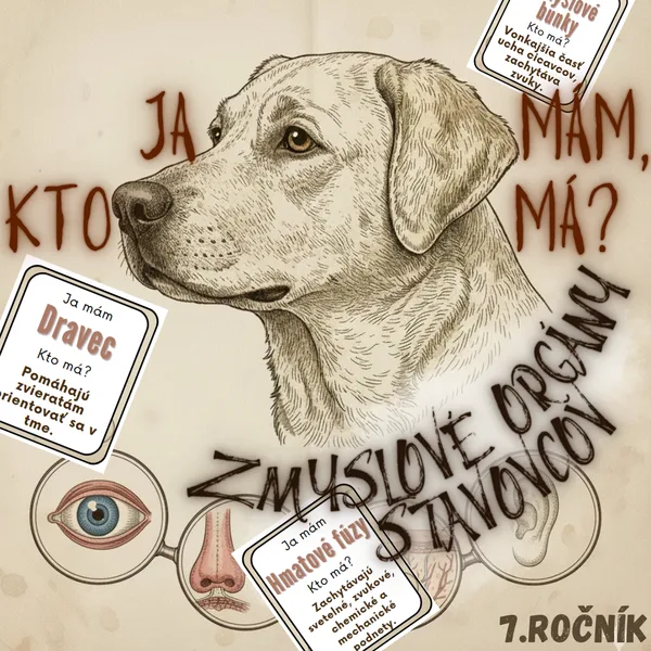 Ja mám, kto má? - Zmyslové orgány stavovcov