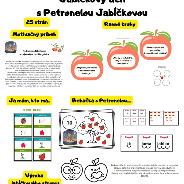Deň jablka 1. ročník ( tematický deň, bloková výučba)