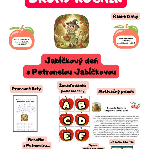 Deň jablka - 2. ročník (tematický deň, bloková výučba)