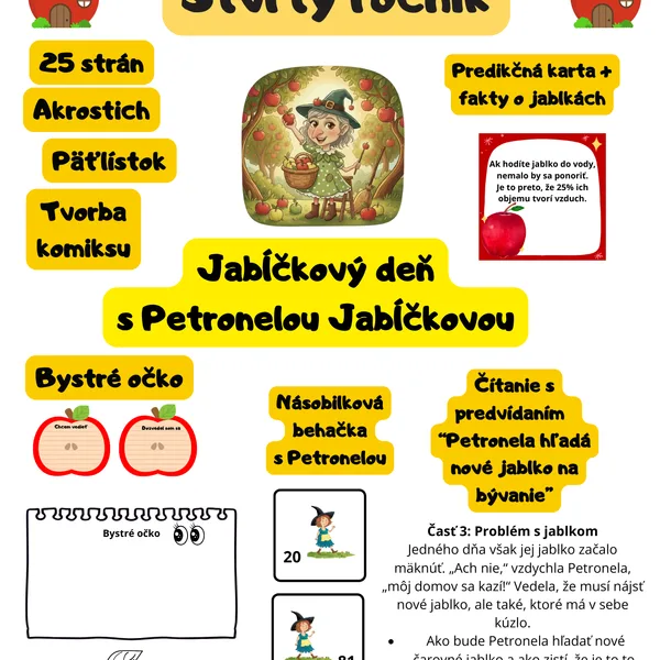 Deň jablka 4. ročník ( tematický deň, bloková výučba)