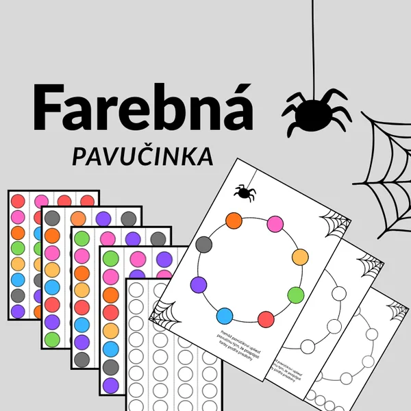 Farebná pavučinka - spájanie