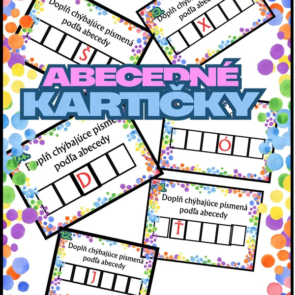 Abecedné kartičky