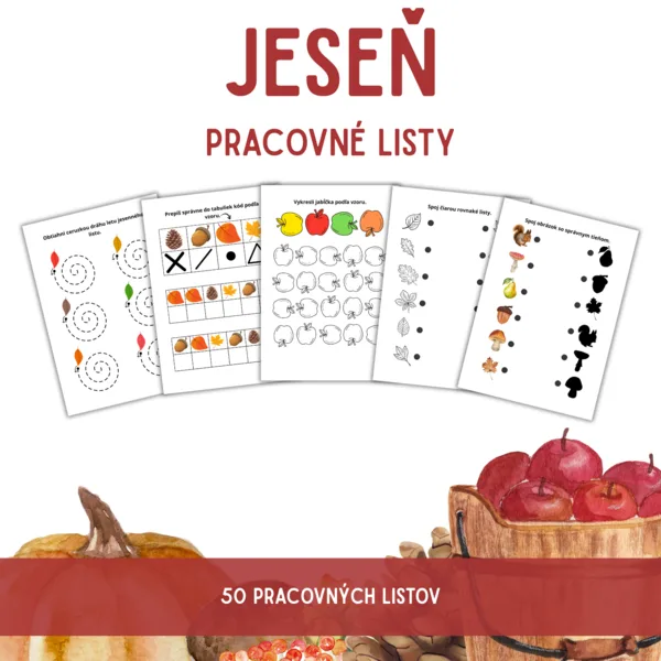 JESEŇ - brožúra - pracovné listy